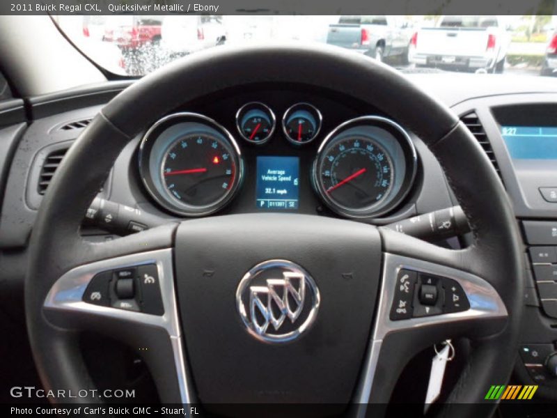 Quicksilver Metallic / Ebony 2011 Buick Regal CXL