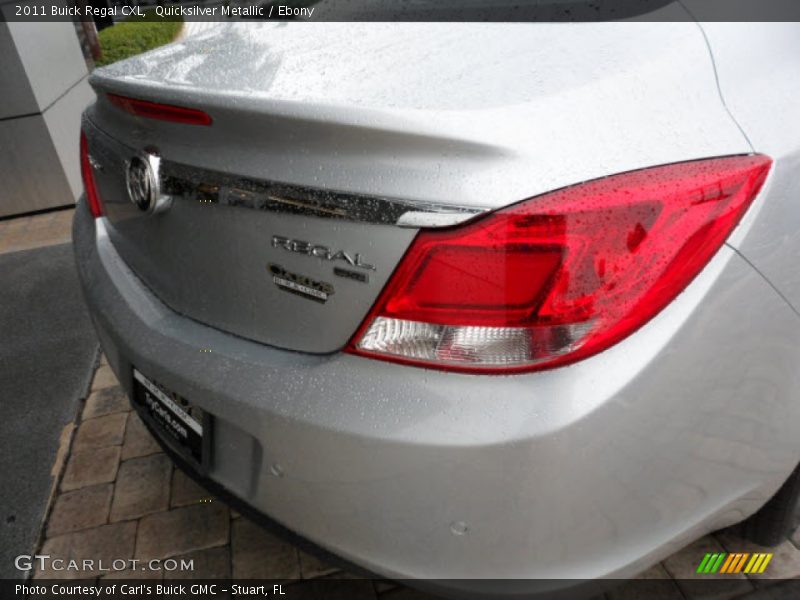 Quicksilver Metallic / Ebony 2011 Buick Regal CXL