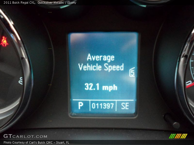 Quicksilver Metallic / Ebony 2011 Buick Regal CXL