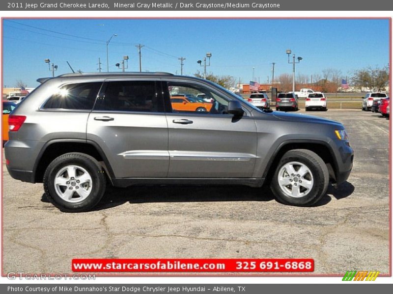 Mineral Gray Metallic / Dark Graystone/Medium Graystone 2011 Jeep Grand Cherokee Laredo