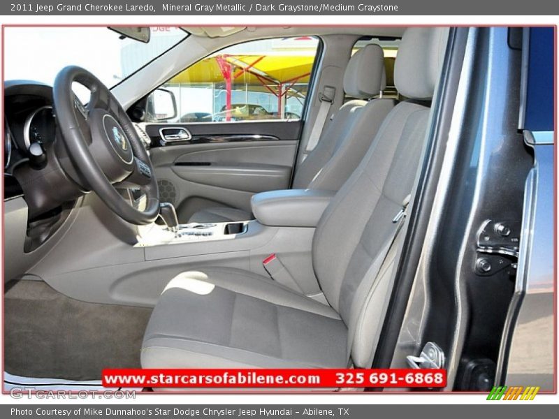 Mineral Gray Metallic / Dark Graystone/Medium Graystone 2011 Jeep Grand Cherokee Laredo
