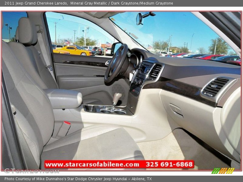 Mineral Gray Metallic / Dark Graystone/Medium Graystone 2011 Jeep Grand Cherokee Laredo