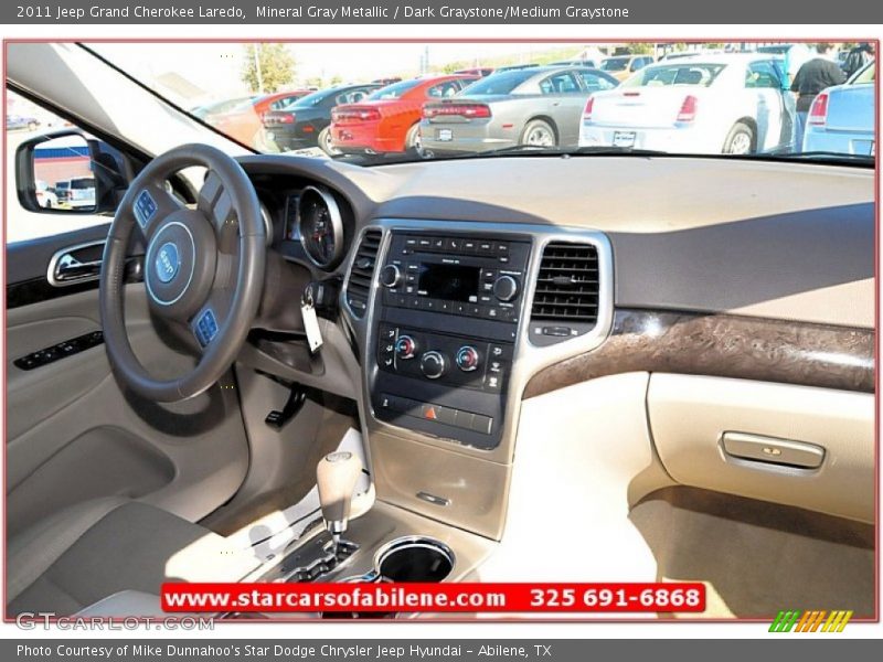 Mineral Gray Metallic / Dark Graystone/Medium Graystone 2011 Jeep Grand Cherokee Laredo