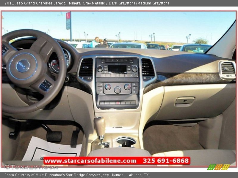 Mineral Gray Metallic / Dark Graystone/Medium Graystone 2011 Jeep Grand Cherokee Laredo