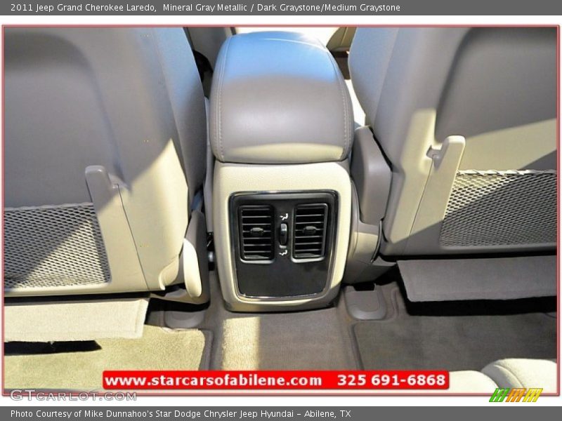 Mineral Gray Metallic / Dark Graystone/Medium Graystone 2011 Jeep Grand Cherokee Laredo