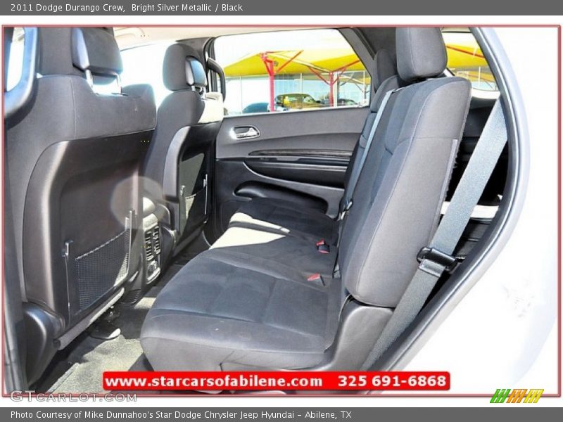 Bright Silver Metallic / Black 2011 Dodge Durango Crew