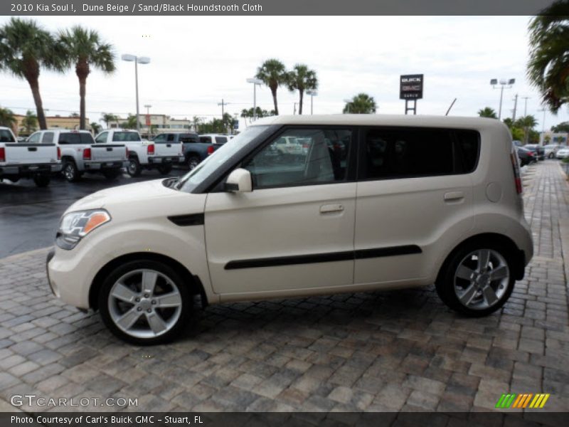 Dune Beige / Sand/Black Houndstooth Cloth 2010 Kia Soul !