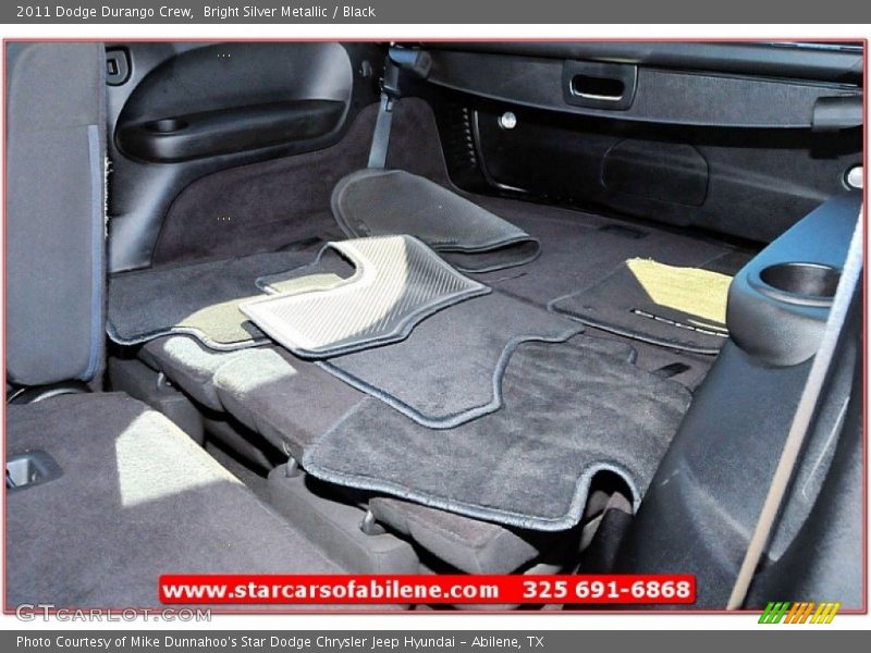 Bright Silver Metallic / Black 2011 Dodge Durango Crew