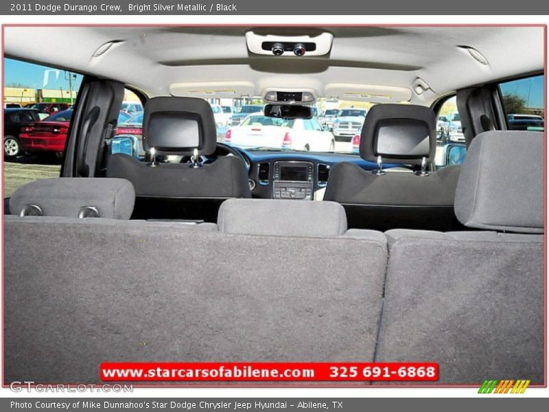 Bright Silver Metallic / Black 2011 Dodge Durango Crew