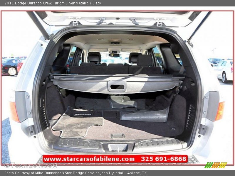 Bright Silver Metallic / Black 2011 Dodge Durango Crew