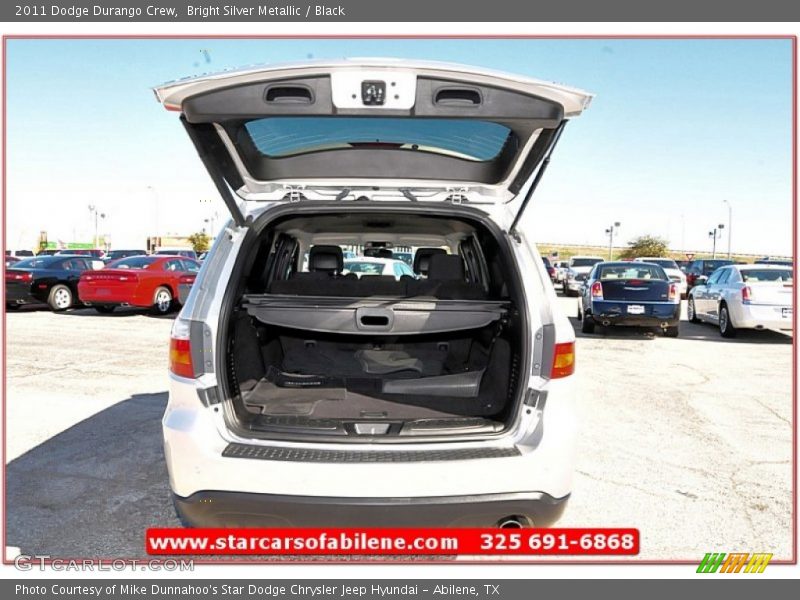 Bright Silver Metallic / Black 2011 Dodge Durango Crew