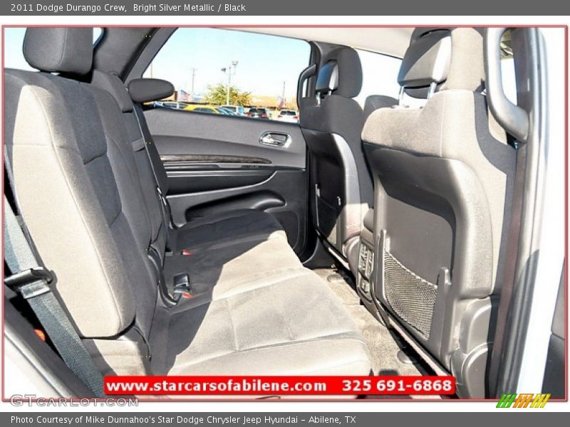 Bright Silver Metallic / Black 2011 Dodge Durango Crew