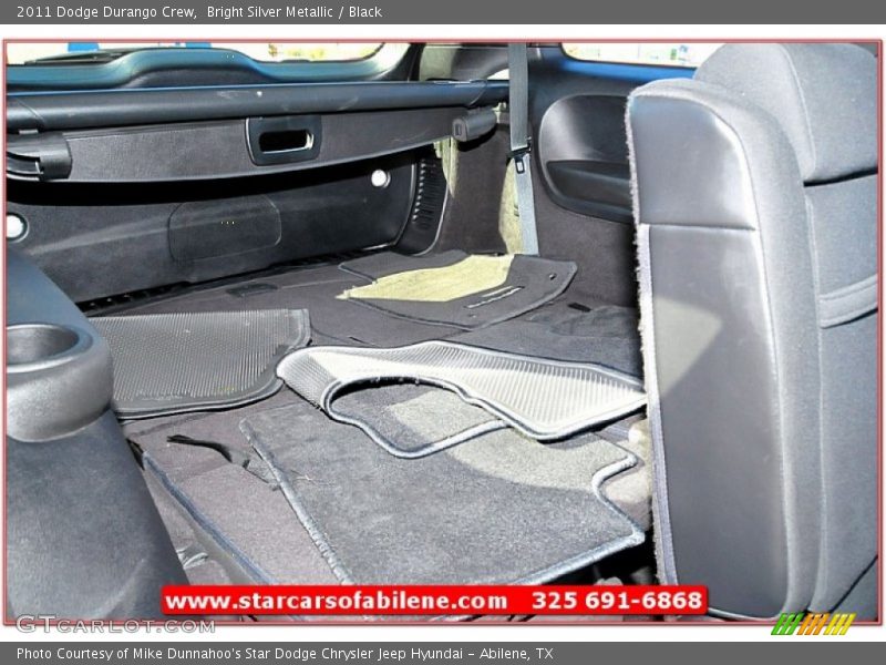Bright Silver Metallic / Black 2011 Dodge Durango Crew
