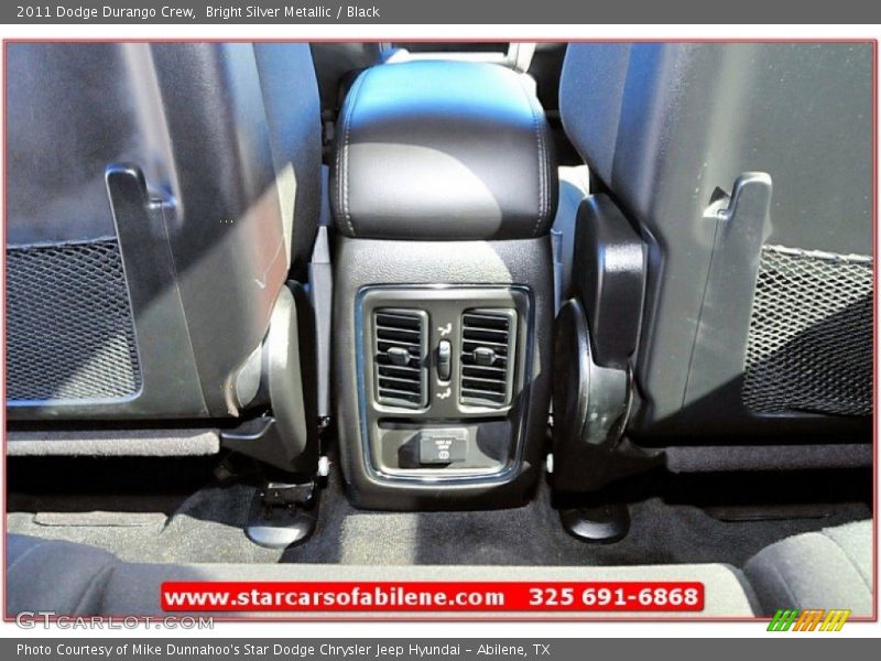 Bright Silver Metallic / Black 2011 Dodge Durango Crew