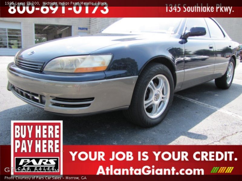 Midnight Indigo Pearl Metallic / Black 1995 Lexus ES 300