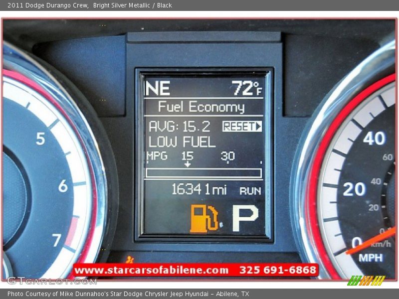 Bright Silver Metallic / Black 2011 Dodge Durango Crew