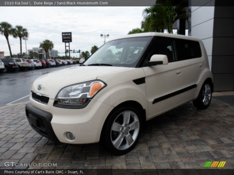 Dune Beige / Sand/Black Houndstooth Cloth 2010 Kia Soul !