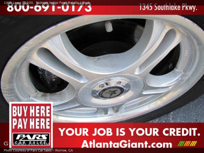 Midnight Indigo Pearl Metallic / Black 1995 Lexus ES 300