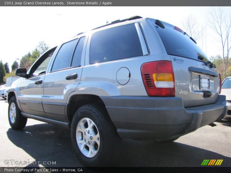 Silverstone Metallic / Agate 2001 Jeep Grand Cherokee Laredo