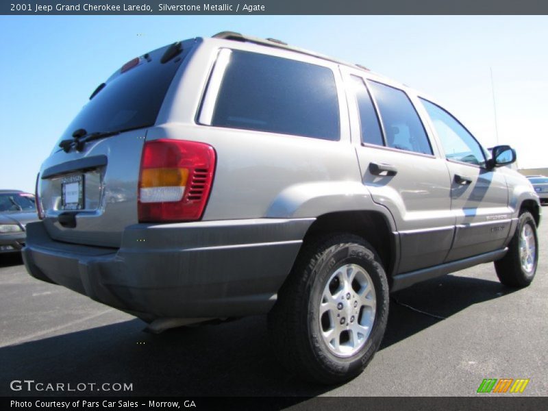 Silverstone Metallic / Agate 2001 Jeep Grand Cherokee Laredo