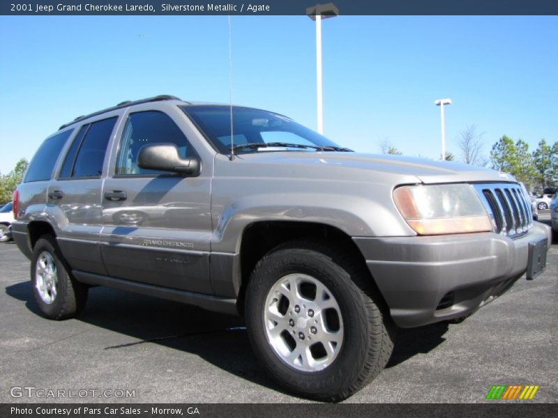 Silverstone Metallic / Agate 2001 Jeep Grand Cherokee Laredo