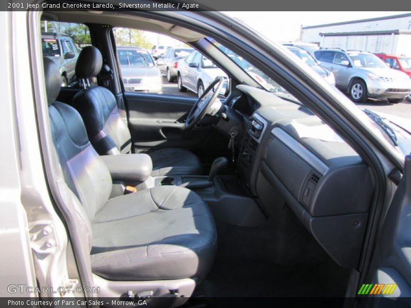 Silverstone Metallic / Agate 2001 Jeep Grand Cherokee Laredo