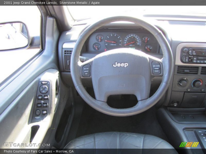 Silverstone Metallic / Agate 2001 Jeep Grand Cherokee Laredo