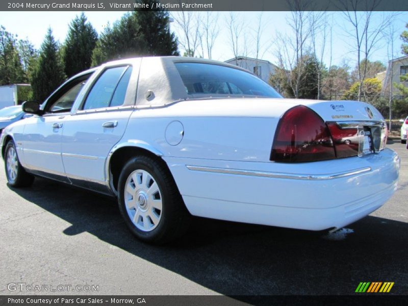 Vibrant White / Medium Parchment 2004 Mercury Grand Marquis LS