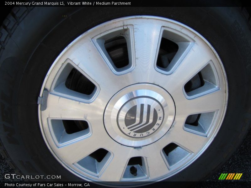 Vibrant White / Medium Parchment 2004 Mercury Grand Marquis LS