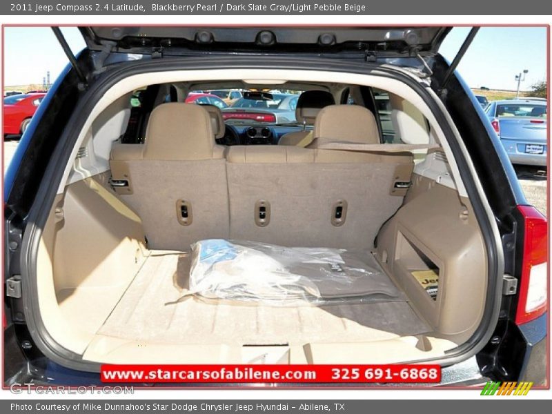 Blackberry Pearl / Dark Slate Gray/Light Pebble Beige 2011 Jeep Compass 2.4 Latitude