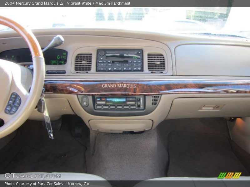 Vibrant White / Medium Parchment 2004 Mercury Grand Marquis LS