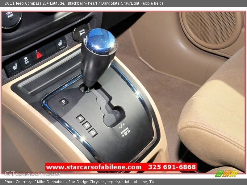 Blackberry Pearl / Dark Slate Gray/Light Pebble Beige 2011 Jeep Compass 2.4 Latitude