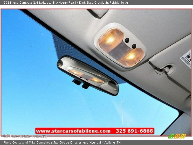 Blackberry Pearl / Dark Slate Gray/Light Pebble Beige 2011 Jeep Compass 2.4 Latitude