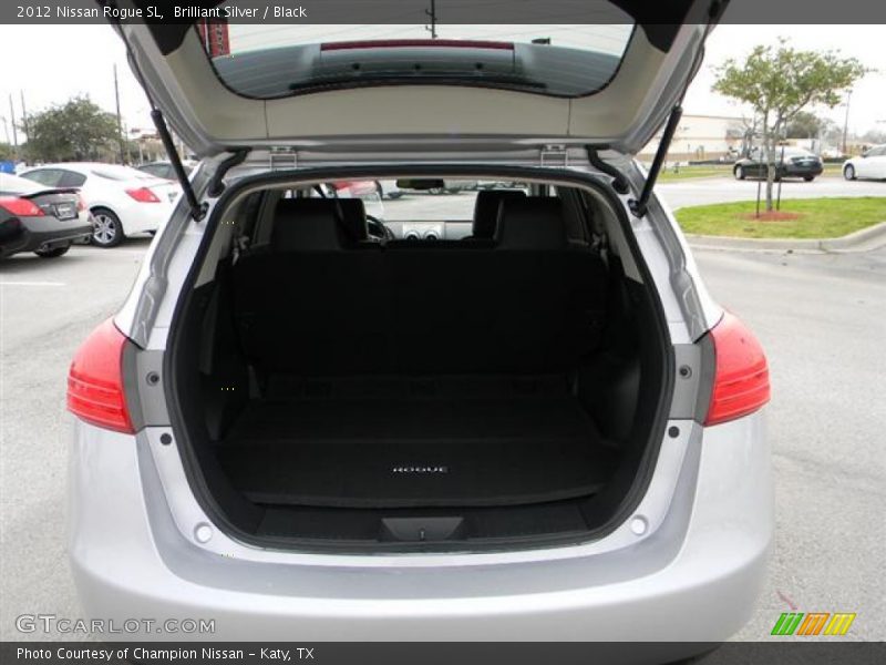 Brilliant Silver / Black 2012 Nissan Rogue SL