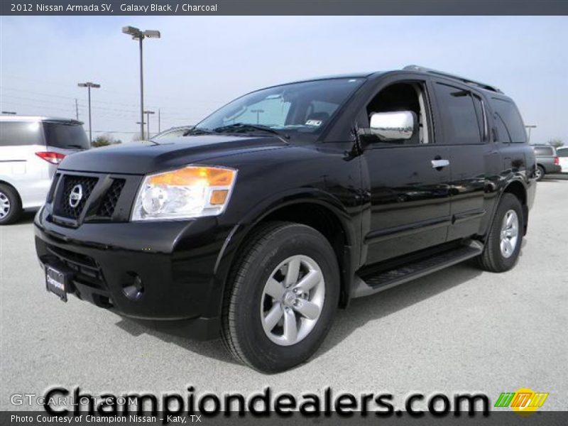 Galaxy Black / Charcoal 2012 Nissan Armada SV