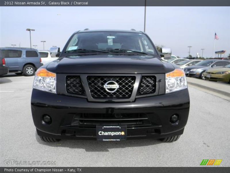 Galaxy Black / Charcoal 2012 Nissan Armada SV