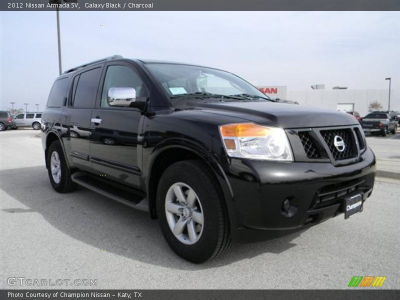 Galaxy Black / Charcoal 2012 Nissan Armada SV