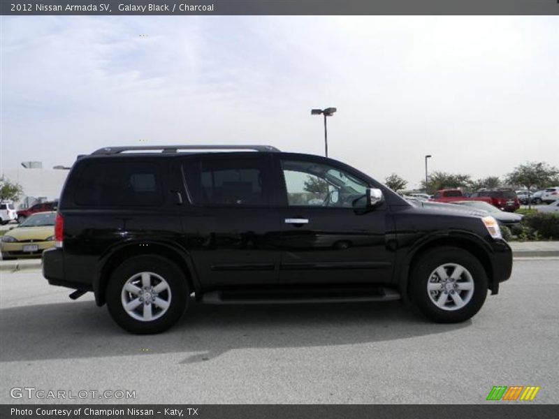 Galaxy Black / Charcoal 2012 Nissan Armada SV