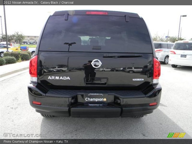 Galaxy Black / Charcoal 2012 Nissan Armada SV