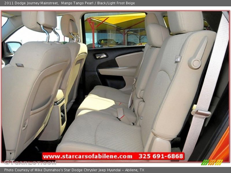 Mango Tango Pearl / Black/Light Frost Beige 2011 Dodge Journey Mainstreet