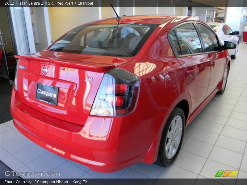 Red Alert / Charcoal 2012 Nissan Sentra 2.0 SR