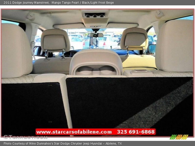 Mango Tango Pearl / Black/Light Frost Beige 2011 Dodge Journey Mainstreet