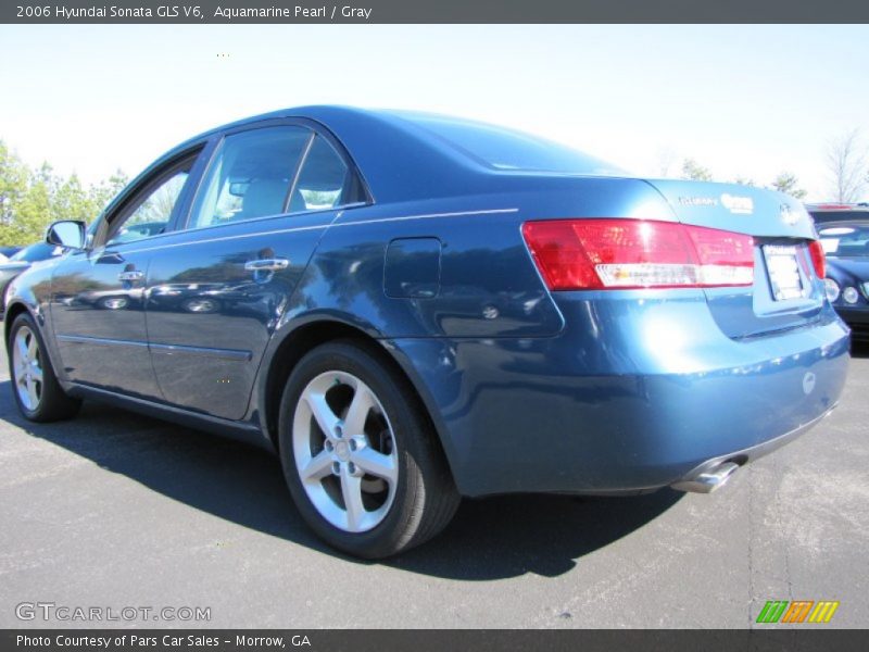 Aquamarine Pearl / Gray 2006 Hyundai Sonata GLS V6