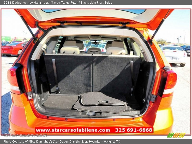 Mango Tango Pearl / Black/Light Frost Beige 2011 Dodge Journey Mainstreet