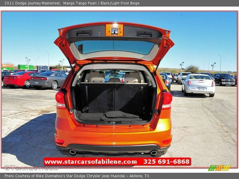 Mango Tango Pearl / Black/Light Frost Beige 2011 Dodge Journey Mainstreet