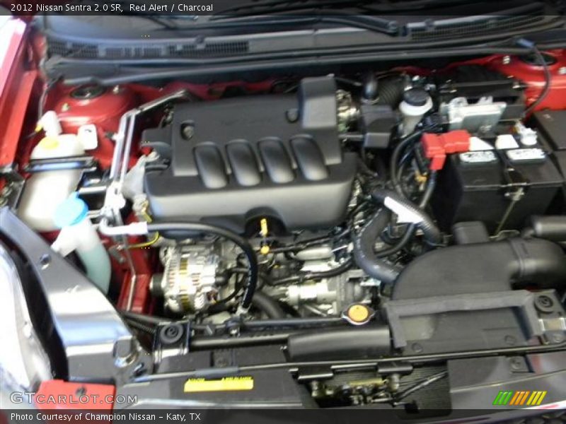 Red Alert / Charcoal 2012 Nissan Sentra 2.0 SR