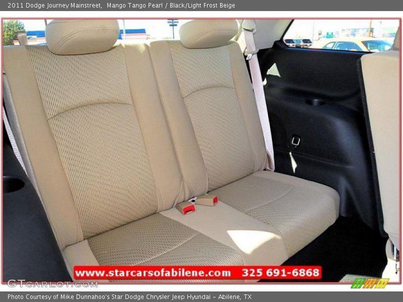 Mango Tango Pearl / Black/Light Frost Beige 2011 Dodge Journey Mainstreet