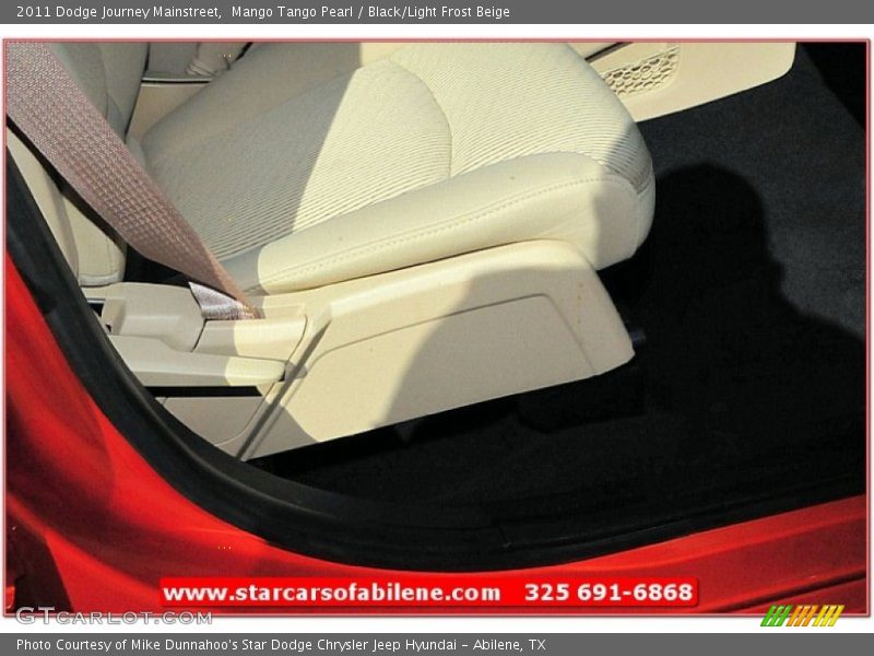 Mango Tango Pearl / Black/Light Frost Beige 2011 Dodge Journey Mainstreet