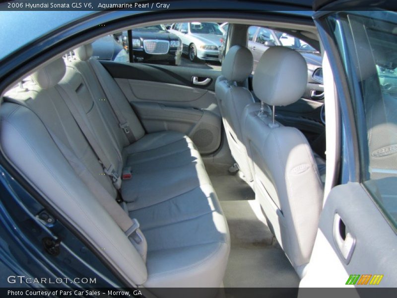 Aquamarine Pearl / Gray 2006 Hyundai Sonata GLS V6