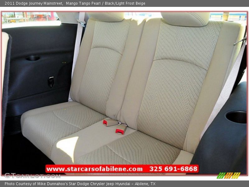 Mango Tango Pearl / Black/Light Frost Beige 2011 Dodge Journey Mainstreet